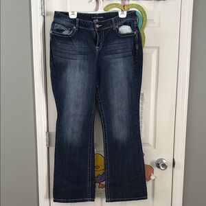 Maurices Dark Wash Boot Cut Jeans